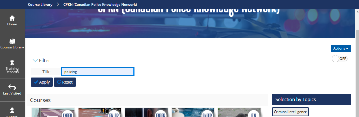 Filter View screenshot