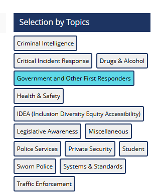 Tag cloud on content page screenshot